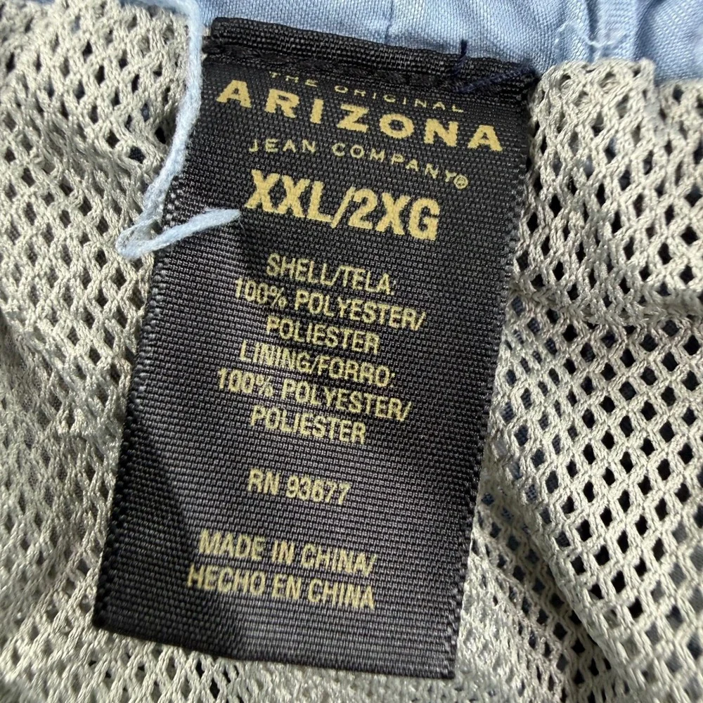 Arizona Swim Trunks XXL Black Floral Cargo Board Shorts Men's